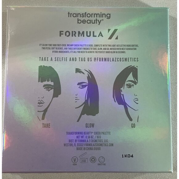 Formula Z Transforming Beauty Cheek Palette Highlighters Blushes Glow NEW - Picture 5 of 7